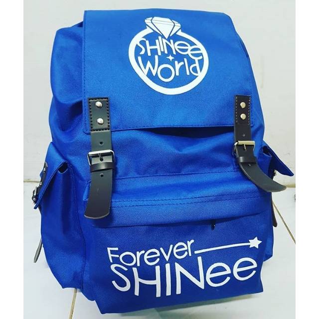 Tas shinee ransel multi kpop premium quality