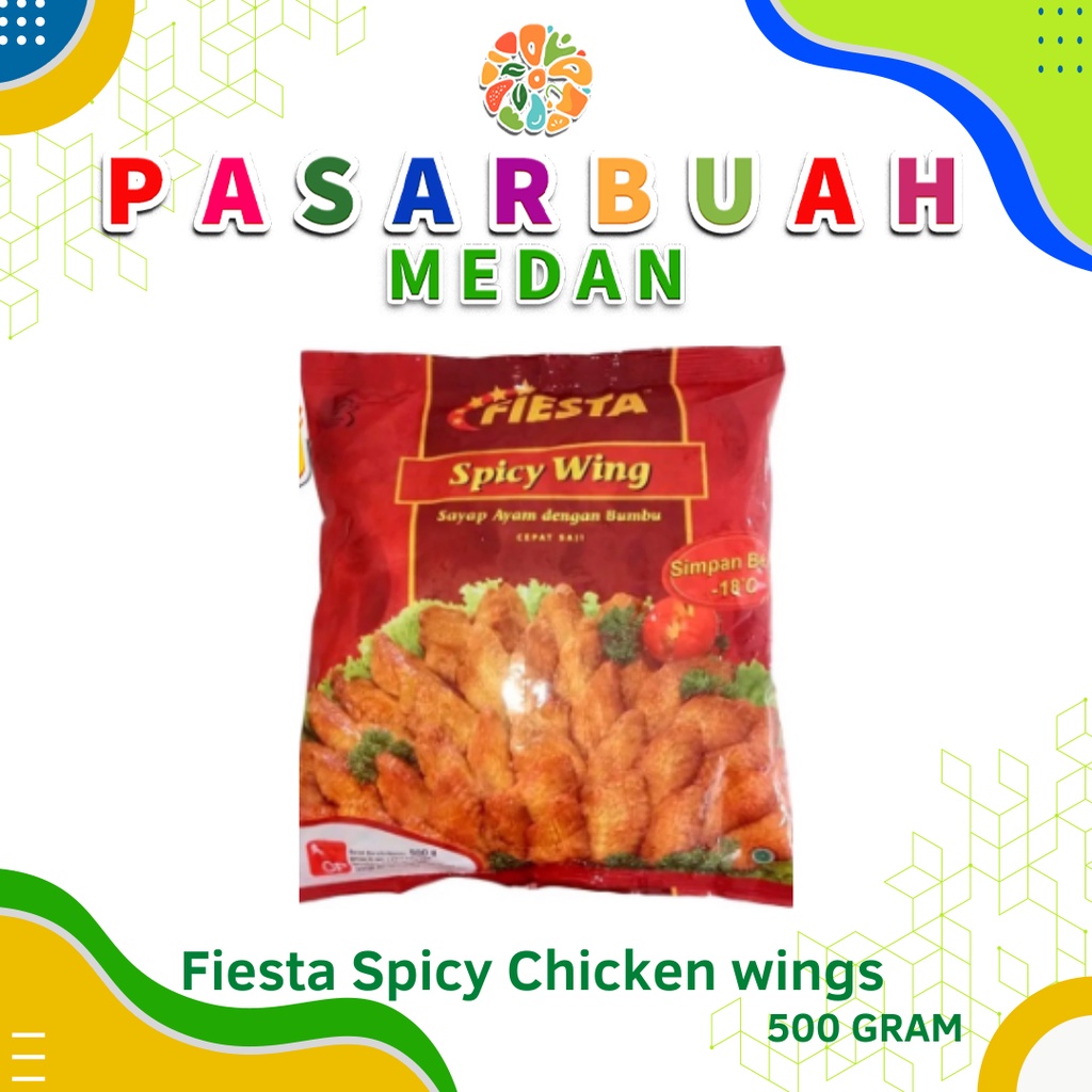 

Distributor Fiesta Spicy Chicken Wings 500 Gram - Pasar Buah Medan