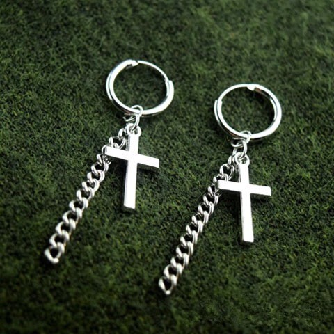 [Bayar Di Tempat]Fashion Personality Earrings G-Dragon The Same Paragraph Chain Earri Subang