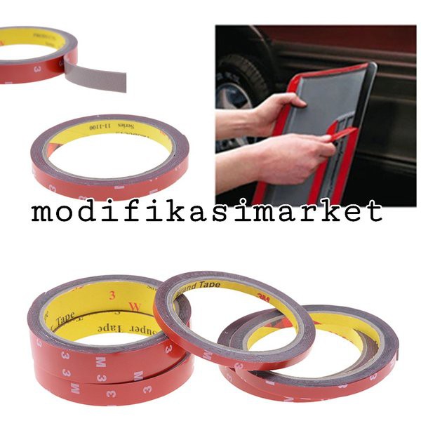 

Promo!!! DOUBLE SIDE TAPE 3M LEM PEREKAT SERBA GUNA 1 CM X 3 METER