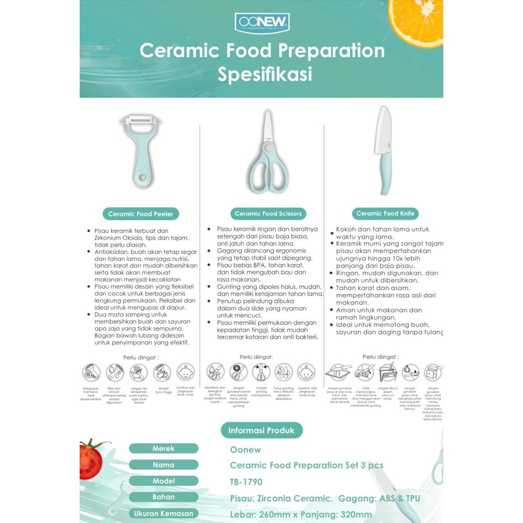Oonew - Ceramic Food Preparation