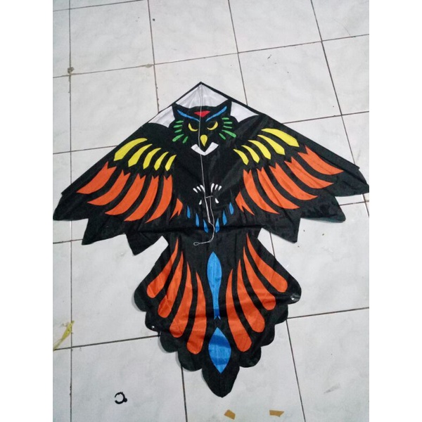 TIDAK ECER/KUSUS GROSIR LAYANGAN KAIN PARASUT BURUNG HANTU / LAYANGAN HIAS / LAYANGAN KARAKTER