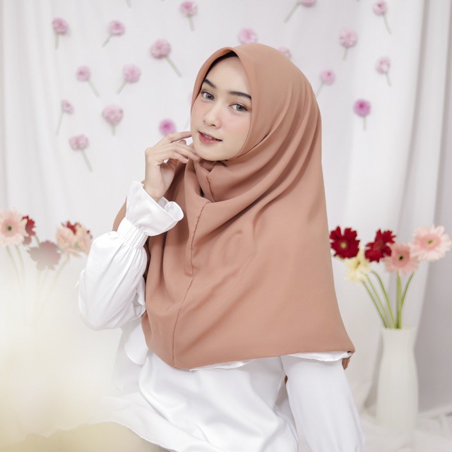 Hijab Instant Ceruty Baby Doll 2 Layer by A.R.S Collection