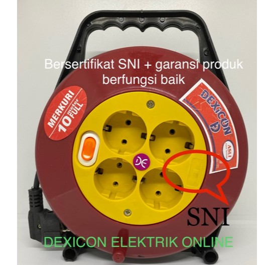 stop kontak/roll kabel merkuri/sambungan colokan listrik/terminal colokan listrik/kabel roll listrik