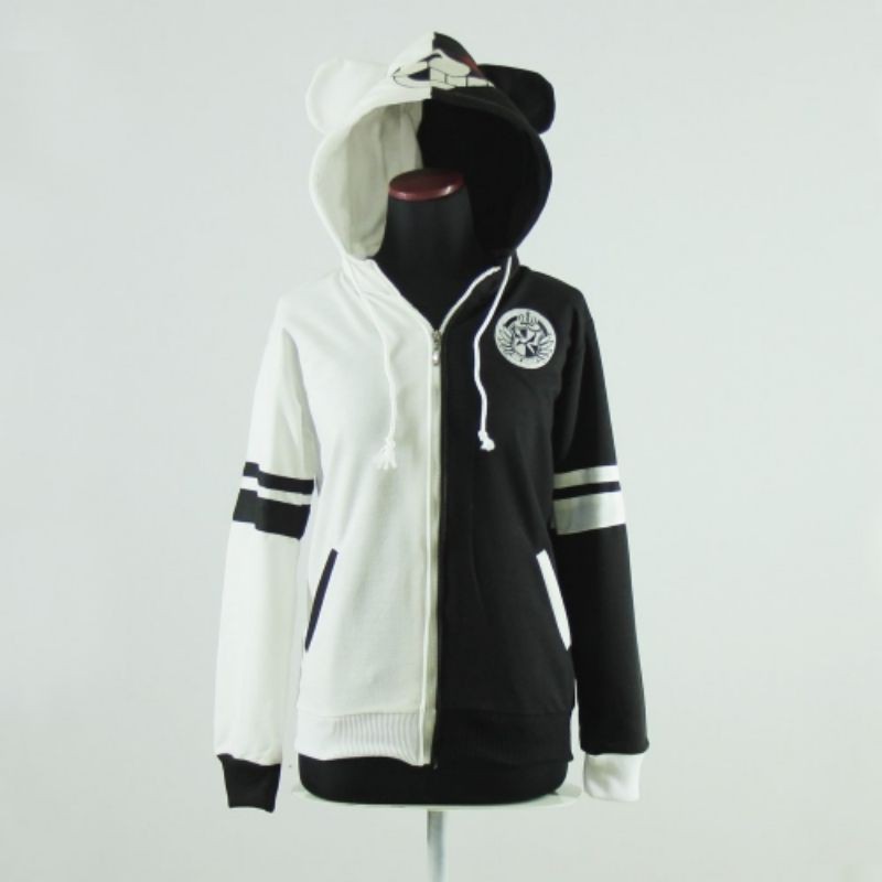 HP41431 MONOKUMA JACKET 2 - DANGAN RONPA HOODIE COSPLAY ANIME JAKET