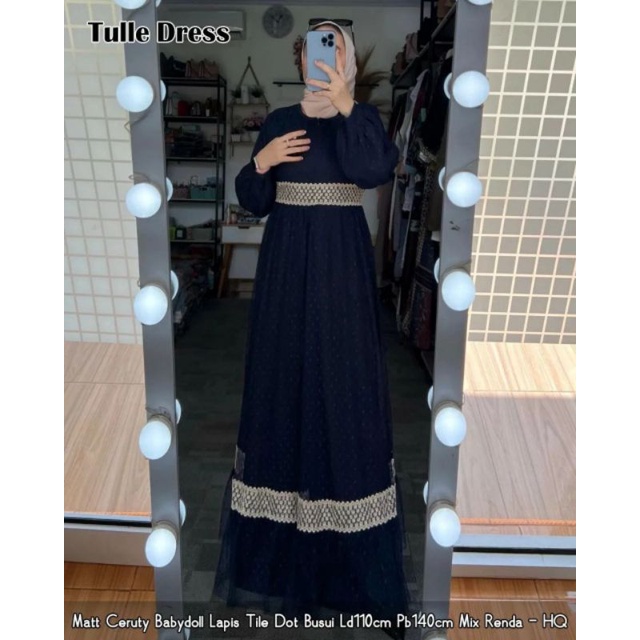 Fasion Fashion Gaun Long Dres Drees Pakaian Baju Gamis Pesta Muslim Muslimah Remaja Kerja Jumbo Polo
