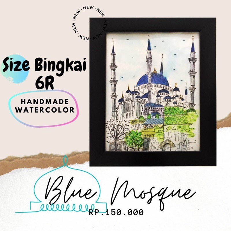 

Lukisan Watercolor - Blue Mosque