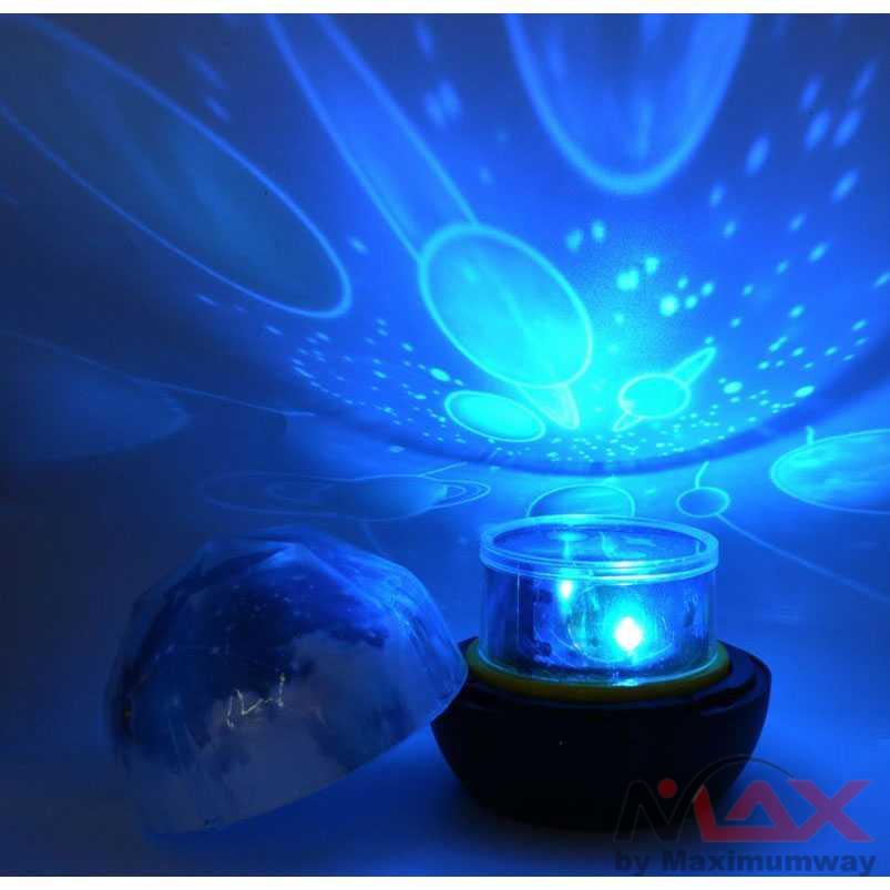 Lampu tidur anak langit malam bintang bertaburan lampu proyektor film Newstyle Lampu Proyektor LED Night Light Model Constellation - NL-USB Revolving starry sky romantic projection lamp instrument starry ocean light glowing night light children's toy gift