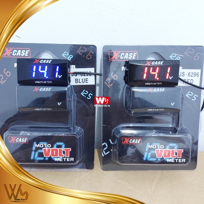 Volt Meter Aki Motor Volt Meter Pengukur Aki Variasi Volt Meter Aki Motor Uniersal