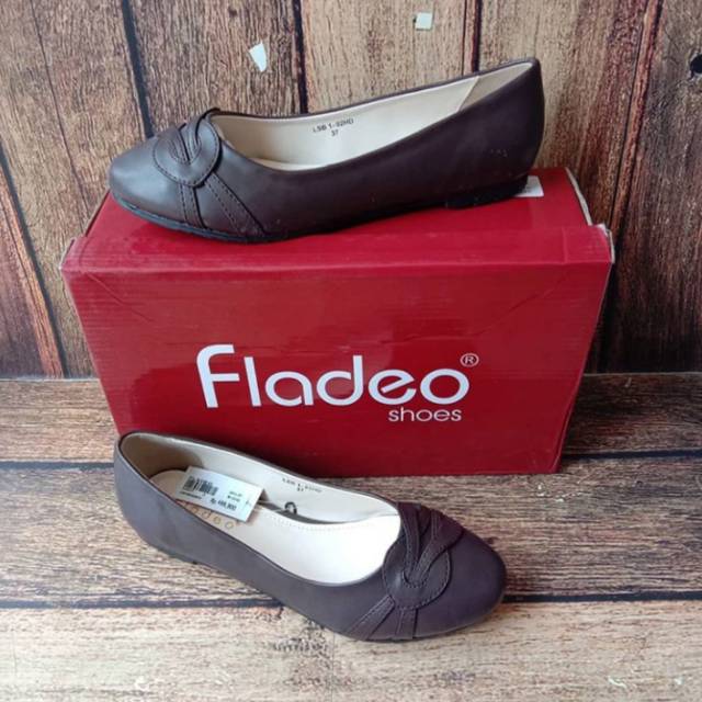 SEPATU FLATSHOES WANITA (Fladeo) COKLAT - FB7