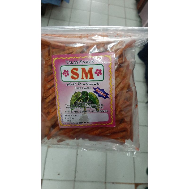 

Keripik Talas merek SM khas Pontianak (250g)
