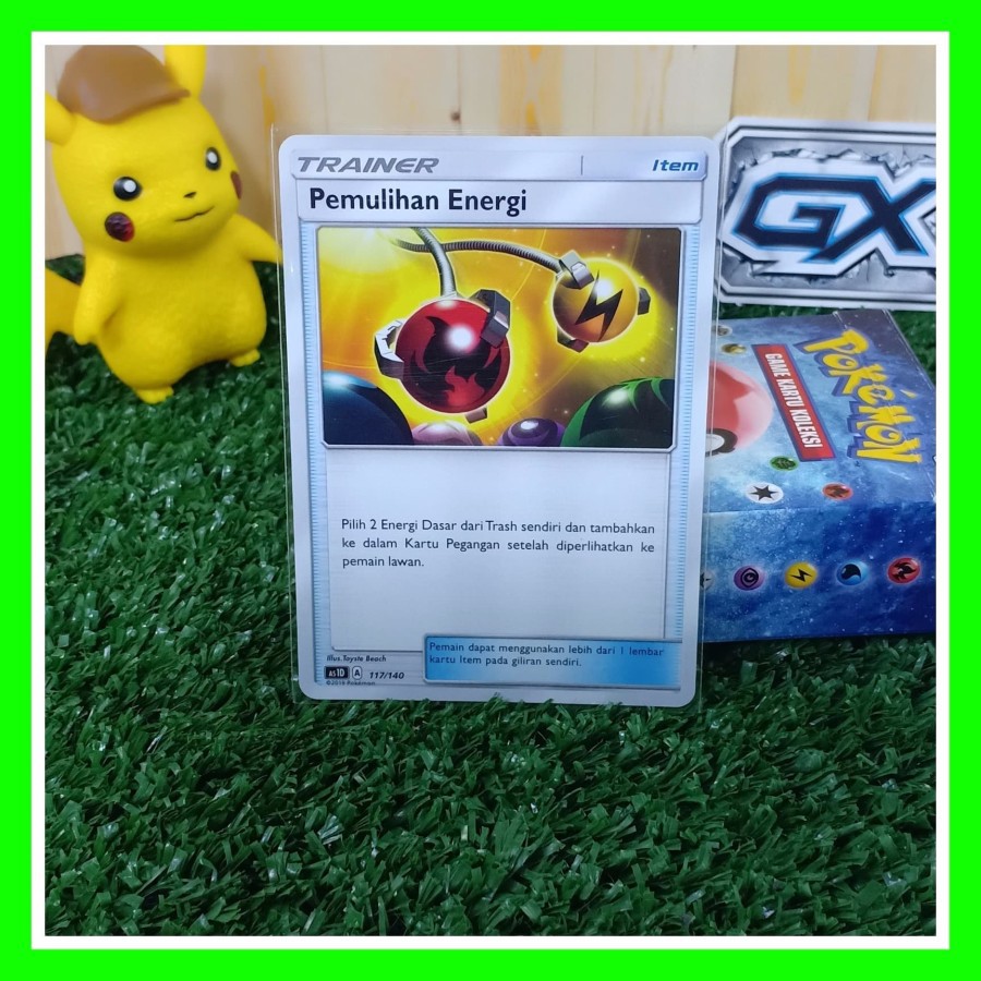 Kartu Pokemon TCG Matahari dan Bulan Pemulihan Energi 117/140