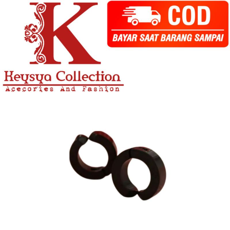 SEPASANG ANTING JEPIT PRIA TANPA LOBANG