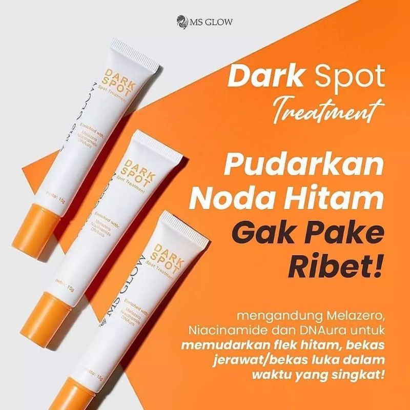 Dark Spot Serum MsGlow_Penghilang Flek hitam membandel