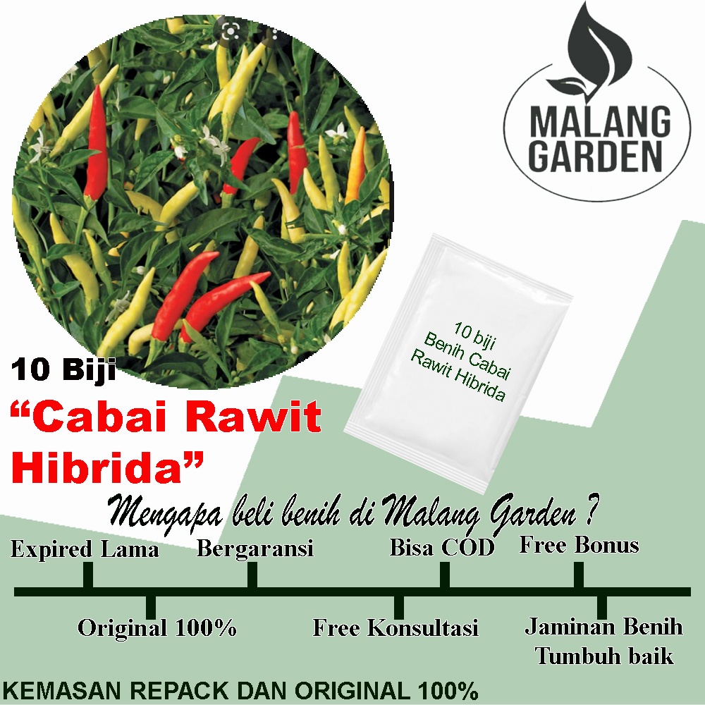 20 Biji - Benih Cabai Rawit Hibrida