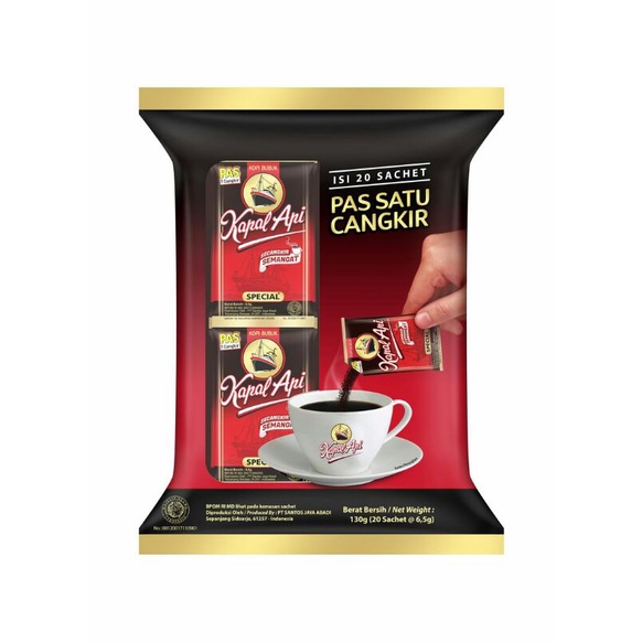 

Kapal Api Kopi Bubuk Special 20X6.5G