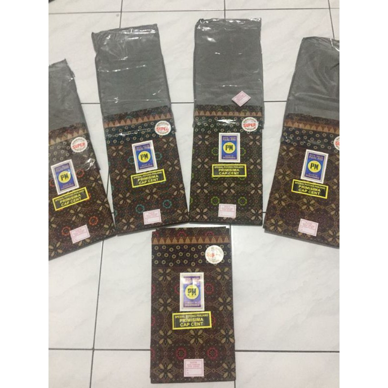 Pulau Mas Biru Potong Panjang Kain Batik