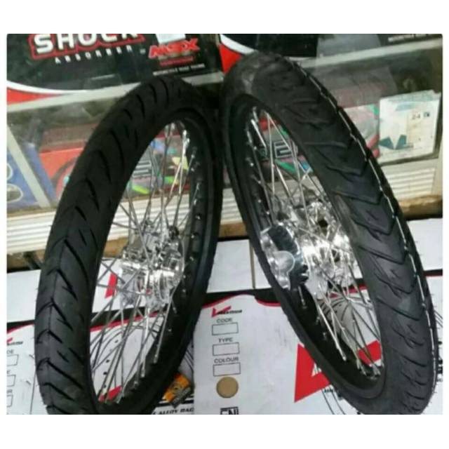 Velg Jari Jari Supra X 125 + Ban UK 140/140x17