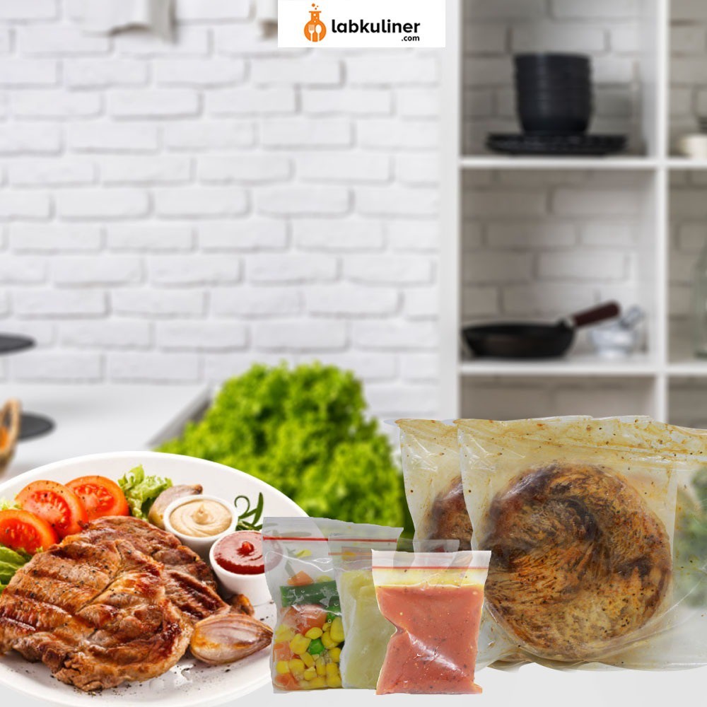 

Tenderloin Steak Instan Frozen Paket Lengkap dengan Kentang dan Saus - 200gr