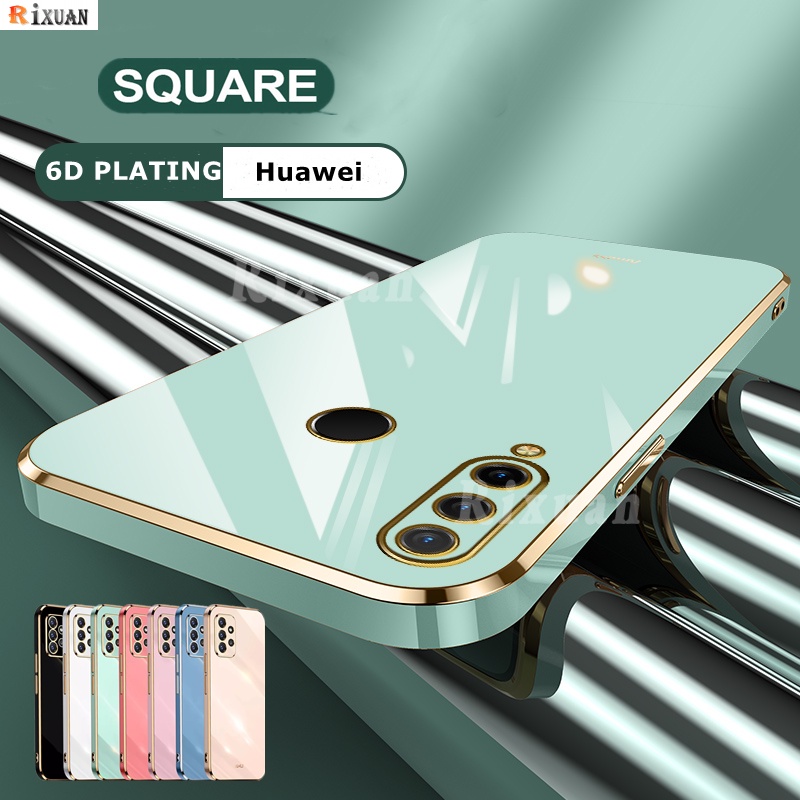 Soft Case Bahan Karet Shockproof Untuk Huawei P20 Lite Y9S P30 Pro P40 Mate 20 Mate30 6D