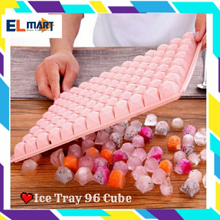 Cetakan Es Batu Kubus Diamon Ice Cube Tray 96 CES08 Mika Puding Jelly/Cetakan Es Batu Kubus Diamon Ice Cube Tray 96 CES08 Mika Puding Jelly/Cetakan Es Batu Kubus Diamon Ice Cube Tray 96 CES08 Mika Puding Jelly