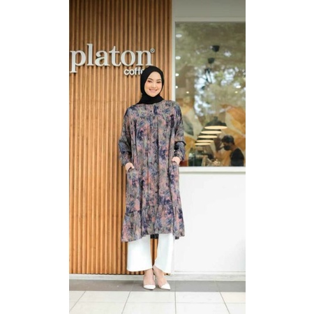 Baju Atasan Tunik / Gamis Tunik Motif 08 By Ririn Collection