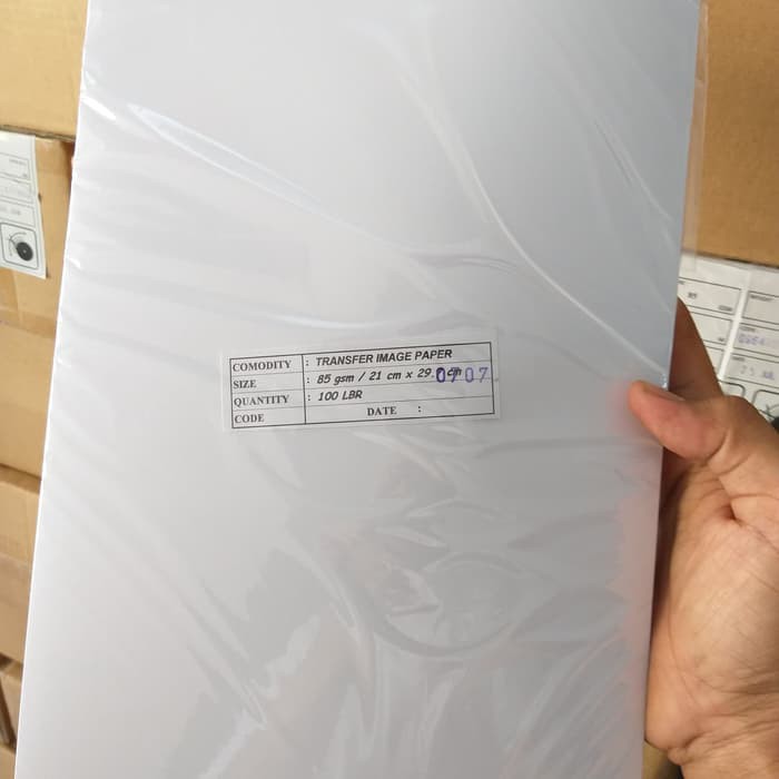 Transfer paper kertas sublim A4 85gsm isi 100 lembar pack Shopee Indonesia