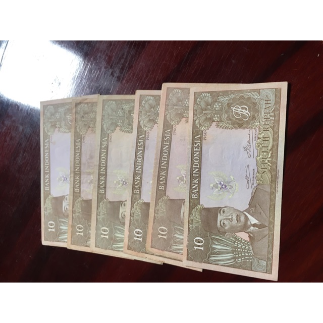 Uang Kuno Rp 10 Soekarno