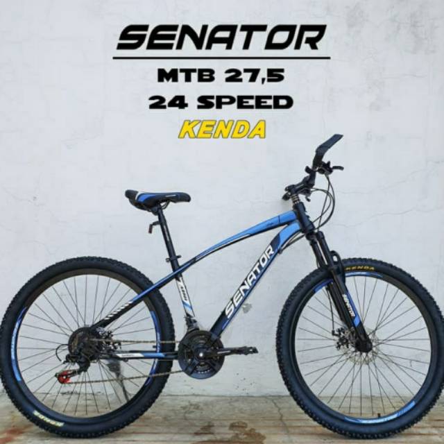 Sepeda Gunung MTB 27,5 Senator 24 Speed