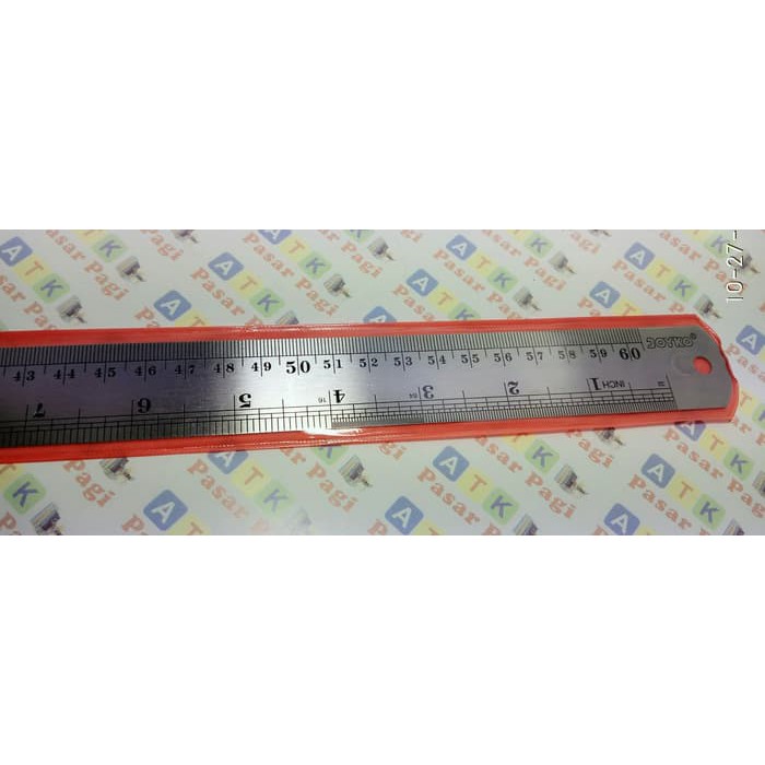 

Promo pengaris besi / stainless 60 cm joyko Keren