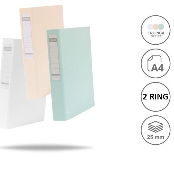 

팝 Bantex Binder A4 2 Ring Warna Pastel Baru