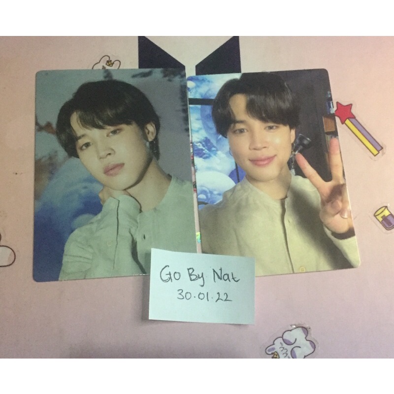 [BOOKED] Official Photocard Bts Holiday Special Box Suga Jimin gift 3&4