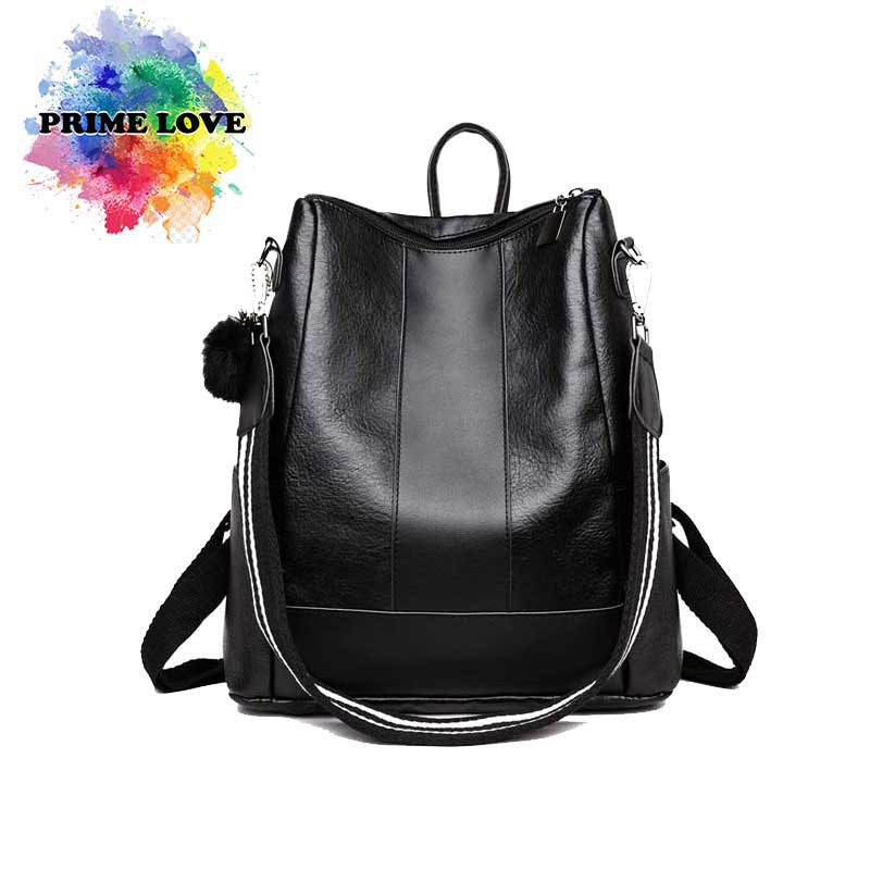 Tas Punggung Ransel Wanita Simple Polos Tas Shoulder Bag Gendong Wanita Fashion Elegan - TW1842