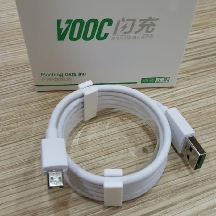 Kabel Data Cable VOOC Flash Charging OPPO F9 - F11 Pro - F1+ Original
