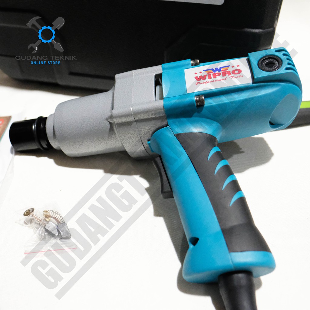 Wipro EW-616 Electric Impact Wrench 1/2 Inch Mesin Buka Baut Angin Air Impact Listrik