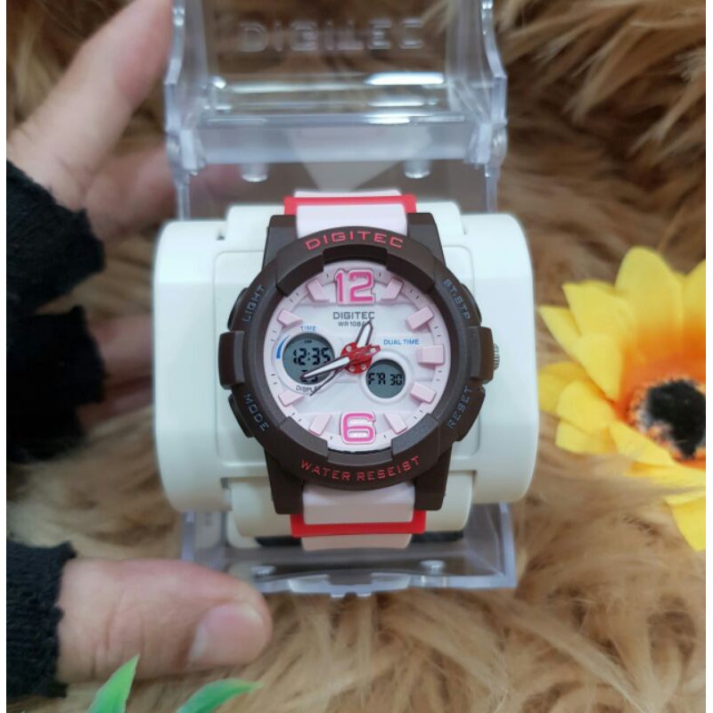 Jam wanita DIGITEC DG 4073 T sport original tahan air