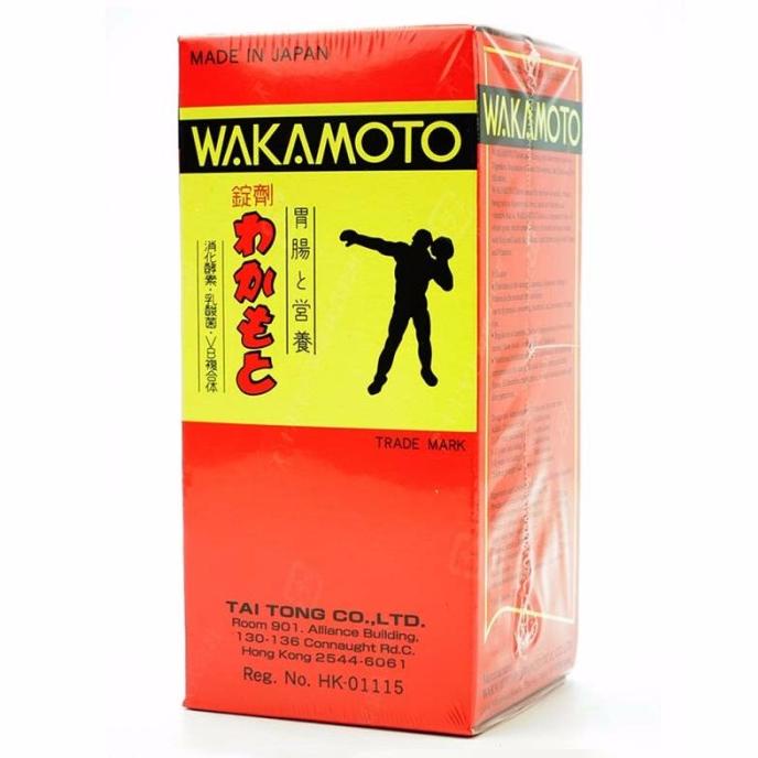 WAKAMOTO MERAH 300's OBAT MAAG - IMPORT NO.1 ORIGINAL JEPANG