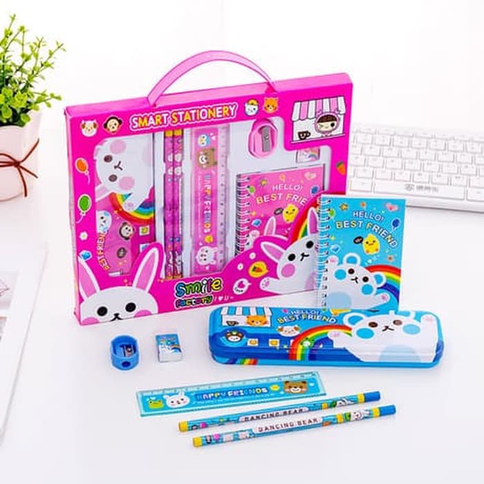 

Alat Tulis Set Lengkap / Alat Tulis Sekolah / Stationery Set bunny