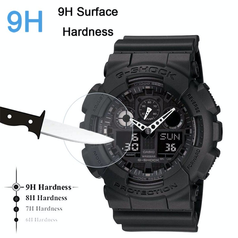 Anti Gores Tempered Glass Khusus Casio G Shock GA 100 Series / GA 100CM