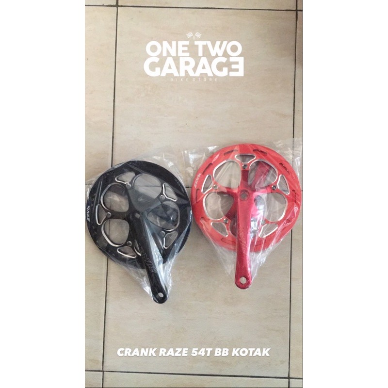 CRANK RAZE 54T BB KOTAK (MERAH)