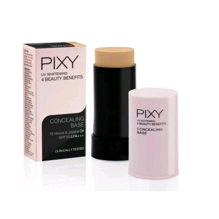 PIXY Concealing Base 9g ( UV Whitening 4 Beauty Benefits concealer stick ) (VC)