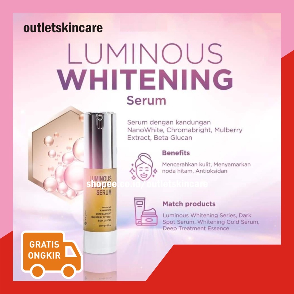 SERUM MS GLOW ACNE SERUM WHITENING GOLD SERUM LIFTING PEELING SERUM GOLD LUMINOUS READY MS GLOW-serum luminous