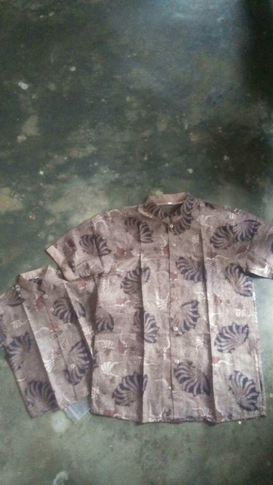 Couple Kemeja Batik Anak Dan Ayah Motif Kerang Ori By Rumah Kemeja