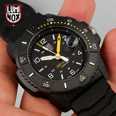 Luminox L-3601 Navy Seal 3600 Series Jam Tangan Diving Pria - Hitam Rubber 45mm