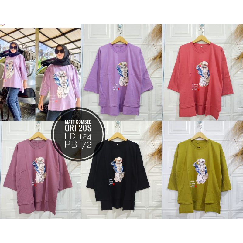 KAOS BARBIE WANITA HITS KEKINIAN COMBAD 20S TERLARIS