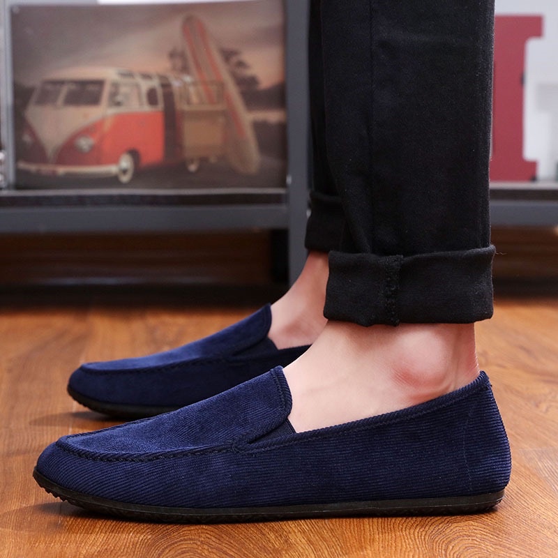 1001 IMPORT SEPATU SLIP ON PRIA SPORT ADELIO FREE BOX DAN KAOS KAKI !!! - 4 WARNA