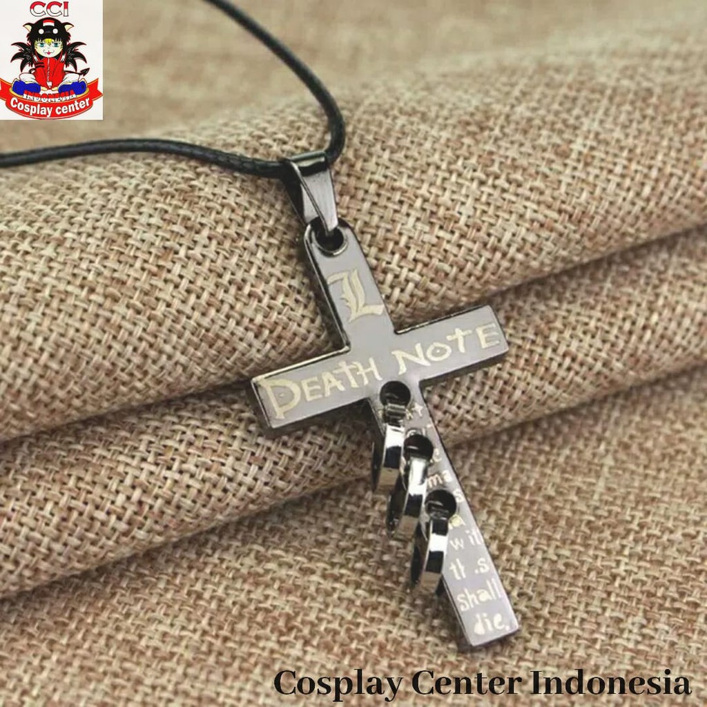 [Bisa COD] Kalung Anime Death Note Cosplay/ Rossario Death Note Kalung Rosario Deathnote