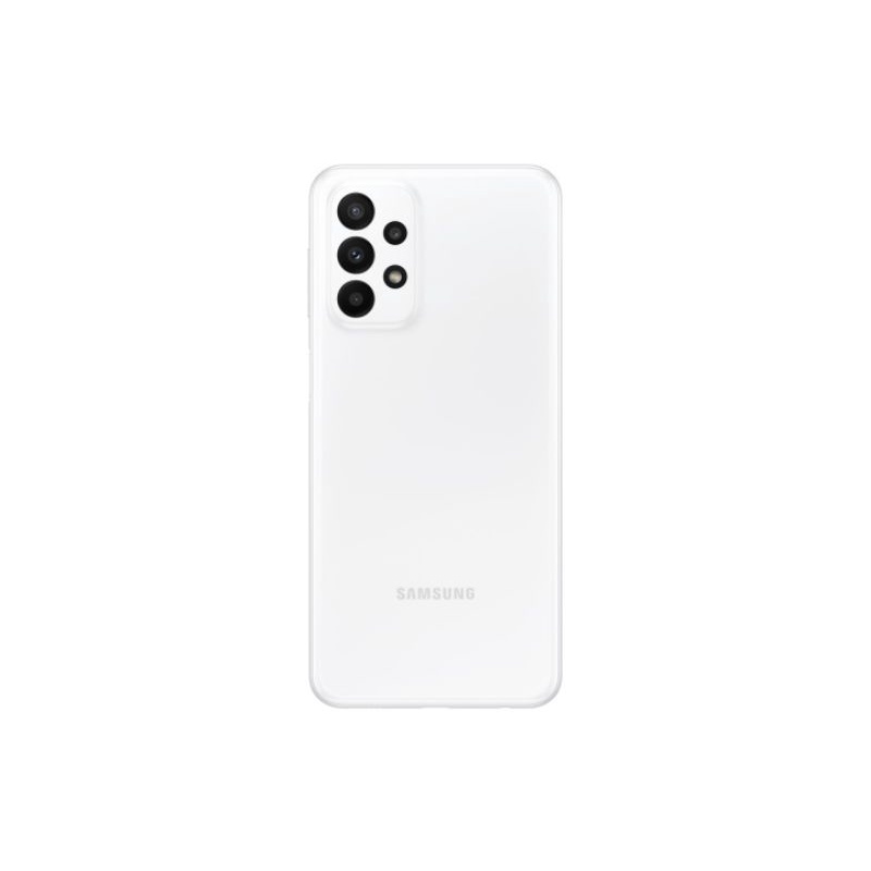 HP Terbaru Samsung Galaxy A23 NFC 6/128 Ram 6GB Rom internal 128GB - New SEIN Original Garansi Resmi - Handphone Smartphone Snapdragon 680 Kamera OIS - Warna Baru Black Peach White Blue Hitam Biru Putih Emas Oren - 6 128 GB - Promo Murah-White