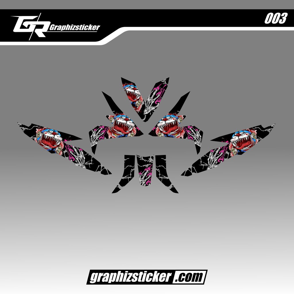 DORAEMON ZOMBIE BEAT STREET DECAL STICKER