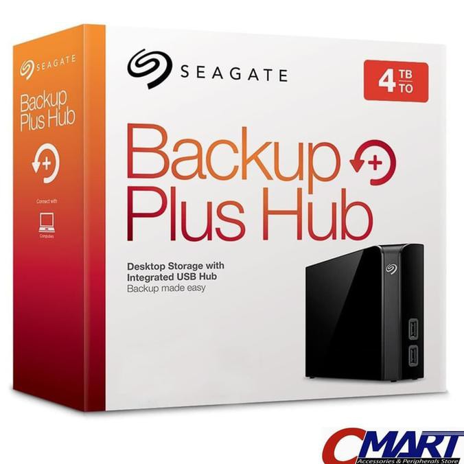 Seagate Backup Plus Hub 4TB Desktop HD HDD Hardisk External Eksternal